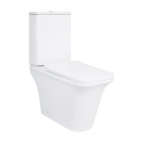 Унітаз-компакт Qtap Kalao безобідковий з сідінням Soft-close QT08221213AW SD00046562 фото