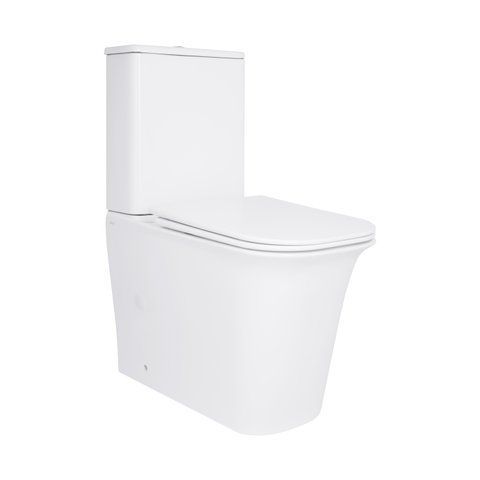 Унітаз-компакт Qtap Nando безобідковий з сидінням Soft-close QT12221222AW SD00046563 фото