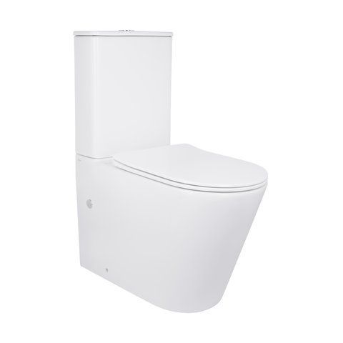 Унітаз-компакт Qtap Scorpio безободковий Ultra Quiet з сидінням Soft-close QT14226088AW SD00050897 фото