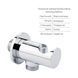 Комплект для душу Qtap Ustek Chrome: Змішувач QTUST6216107ODC + Лійки (QTRUC125CRM45952,QTHLA107CRM45948) + Шланг QTHADPVC200C + QTCRMBH030 SD00053670 фото 7