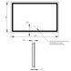 Дзеркало Qtap Mideya (DC-F908) 800х600 з LED-підсвічуванням Touch, з димером QT2078F908W SD00034652 фото 2