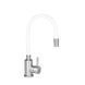 Змішувач для кухні Lidz Aria 015F3 з гнучким виливом (k35) LDARI015F3WHI43362 White / Nickel SD00049485 фото 1