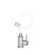 Змішувач для кухні Lidz Aria 015F3 з гнучким виливом (k35) LDARI015F3WHI43362 White / Nickel SD00049485 фото 3