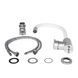 Змішувач для кухні Lidz Aria 015F3 з гнучким виливом (k35) LDARI015F3WHI43362 White / Nickel SD00049485 фото 4