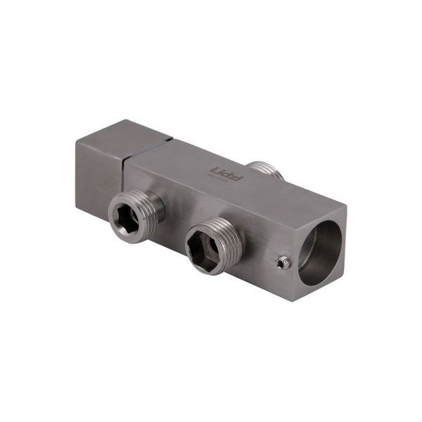 Душова стійка універсальна Lidz Kubis 1120 на два споживача LDKUB1120NKS46111 Nickel SD00052235 фото