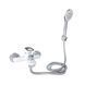 Змішувач для ванни Lidz Latwa 006 (з душовим гарнітуром) (k35) LDLAT006WHI45424 White SD00051548 фото 1