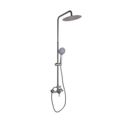 Душова система для душу Lidz Aria 1020 на два споживача (k35) LDARI1020NKS46114 Nickel SD00052238 фото