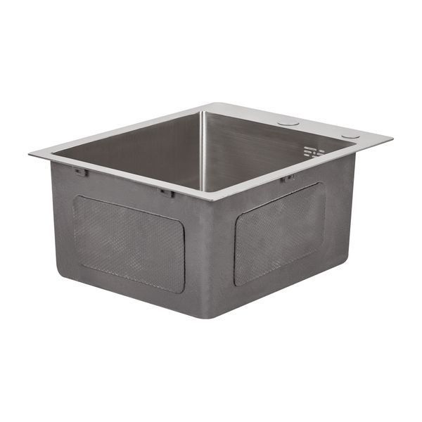 Мийка для кухні інтегрована Lidz Handmade H4050 (LDH4050BRU39258) Brushed Steel 3,0/1,0 мм SD00045362 фото