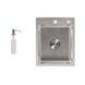 Мийка для кухні інтегрована Lidz Handmade H4050 (LDH4050BRU39258) Brushed Steel 3,0/1,0 мм SD00045362 фото 1