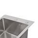 Мийка для кухні інтегрована Lidz Handmade H4050 (LDH4050BRU39258) Brushed Steel 3,0/1,0 мм SD00045362 фото 6