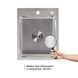 Мийка для кухні інтегрована Lidz Handmade H4050 (LDH4050BRU39258) Brushed Steel 3,0/1,0 мм SD00045362 фото 3