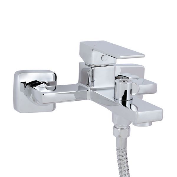 Змішувач для ванни Qtap Gemini (з душовим гарнітуром) QTGEM259CRM45681 Chrome SD00051805 фото