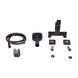 Змішувач для ванни Qtap Gemini (з душовим гарнітуром) QTGEM259GMB45684 Gunmetal Black PVD SD00051808 фото 7