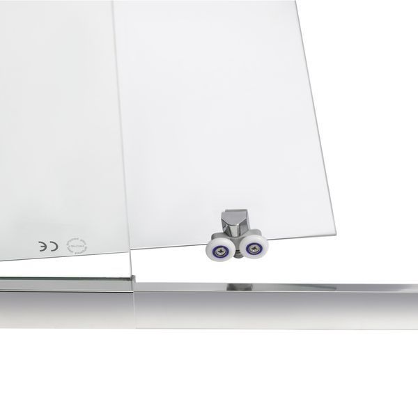 Душові двері в нішу Qtap Taurus CRM201-11.C6 97-108x200 см, скло Clear 6 мм, покриття CalcLess SD00039722 фото