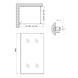 Душова перегородка Qtap Walk-In Standard CRM2011.C8 110х200 см, скло Clear 8 мм, покриття CalcLess SD00045305 фото 2