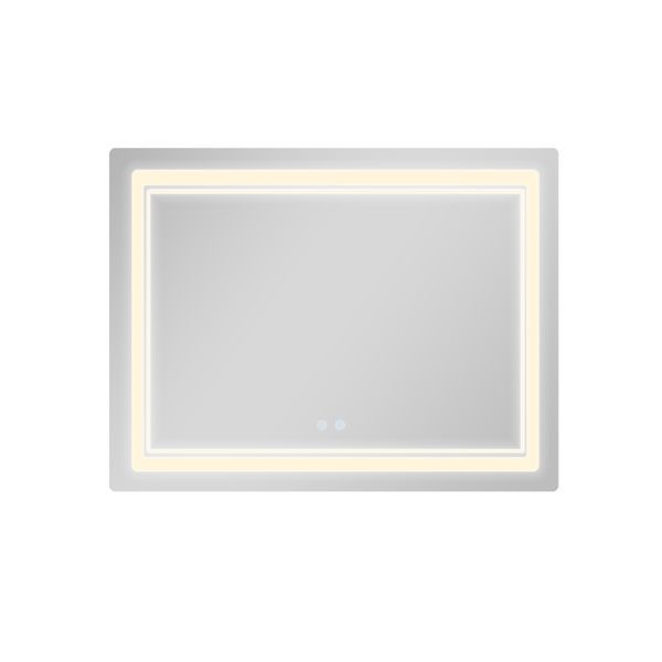 Дзеркало Qtap Cardinal (CA2) 1000х800 з LED-підсвічуванням Touch, з антизапотіванням, з димером, рег. темп. кольору (3000-6500K) QT0478C1008048455 SD00054579 фото