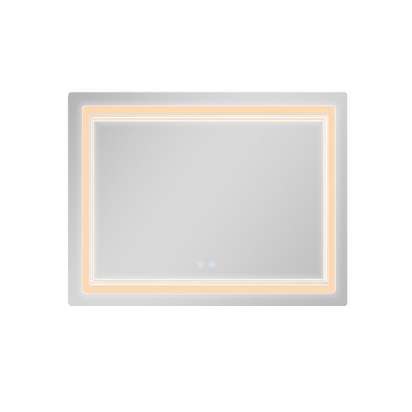 Дзеркало Qtap Cardinal (CA2) 1000х800 з LED-підсвічуванням Touch, з антизапотіванням, з димером, рег. темп. кольору (3000-6500K) QT0478C1008048455 SD00054579 фото