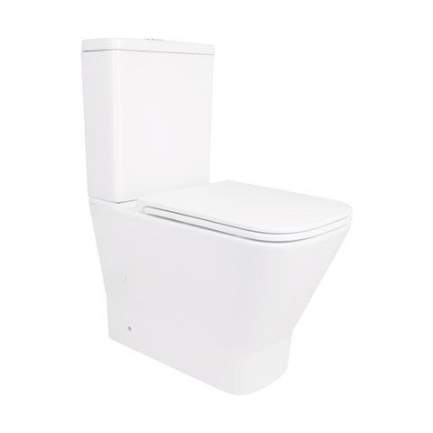 Унітаз-компакт Qtap Cardinal Ultra Quiet безободковий з сидінням Soft-close QT04222168AUQ3W SD00051950 фото