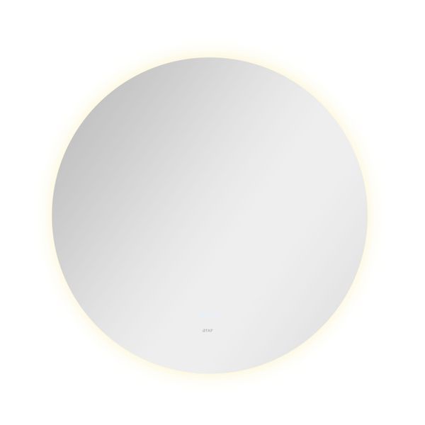 Дзеркало Qtap Taurus R600 з LED-підсвічуванням Touch, з антизапотіванням, з димером, рег. темп. кольору (3000-6500K) QT2478R607 SD00052314 фото