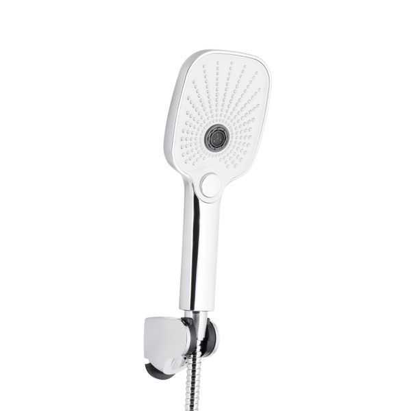Змішувач для ванни Qtap Gemini (з душовим гарнітуром) QTGEM259CRW45683 Chrome/White SD00051807 фото