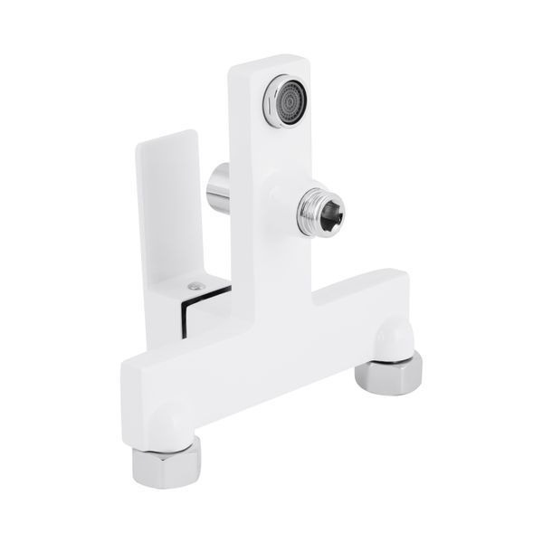Змішувач для ванни Qtap Gemini (з душовим гарнітуром) QTGEM259CRW45683 Chrome/White SD00051807 фото