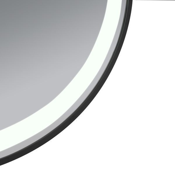 Дзеркало Qtap Gemini 800х700 з LED-підсвічуванням Touch, з антизапотіванням, з димером, рег. темп. кольору (3000-6500K) Reverse QT2578R8072B SD00052319 фото