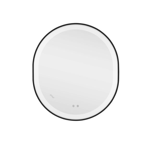 Дзеркало Qtap Gemini 800х700 з LED-підсвічуванням Touch, з антизапотіванням, з димером, рег. темп. кольору (3000-6500K) Reverse QT2578R8072B SD00052319 фото