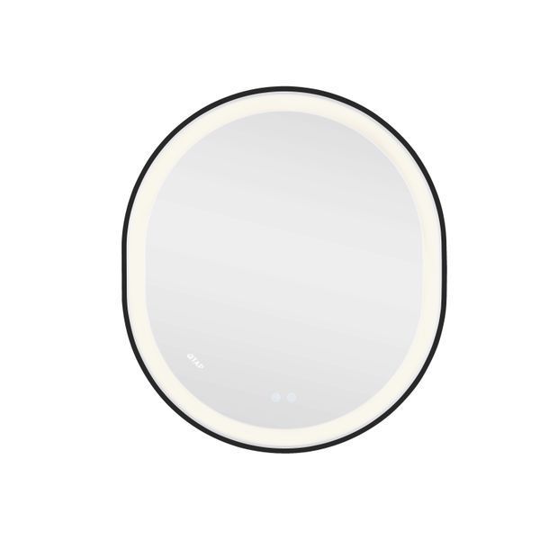 Дзеркало Qtap Gemini 800х700 з LED-підсвічуванням Touch, з антизапотіванням, з димером, рег. темп. кольору (3000-6500K) Reverse QT2578R8072B SD00052319 фото