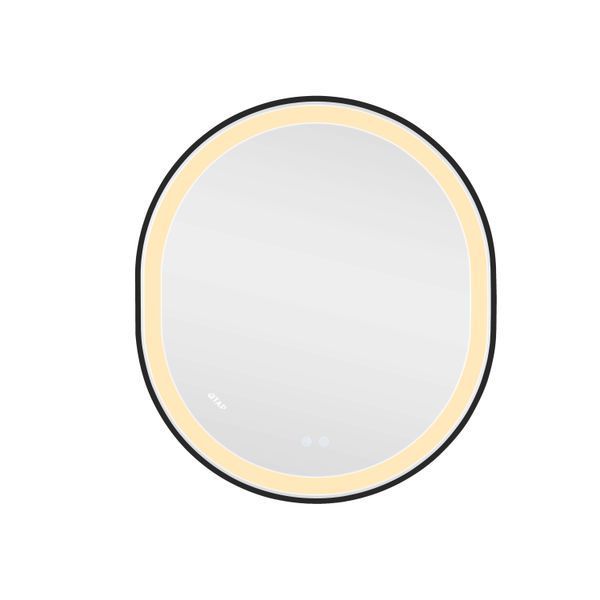 Дзеркало Qtap Gemini 800х700 з LED-підсвічуванням Touch, з антизапотіванням, з димером, рег. темп. кольору (3000-6500K) Reverse QT2578R8072B SD00052319 фото