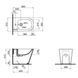 Біде підлогове Qtap Stork/Swan 560х360х410 White QT15443378W SD00042523 фото 2