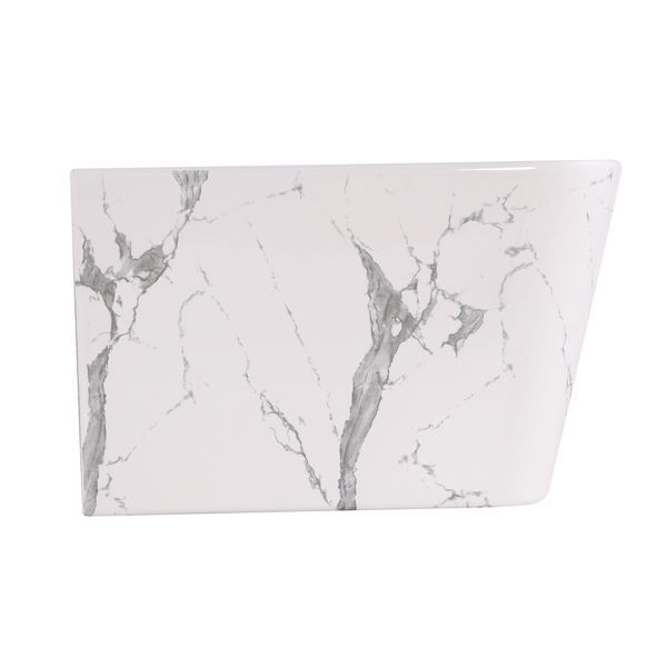 Біде підвісне Qtap Tern 520x350x330 мм, Marble QT17551303GMR SD00054295 фото