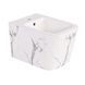 Біде підвісне Qtap Tern 520x350x330 мм, Marble QT17551303GMR SD00054295 фото 1