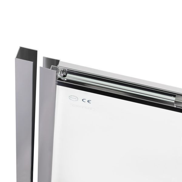 Душові двері в нішу Qtap Taurus CRM209-1.C6 90-100x200 см, скло Clear 6 мм, покриття CalcLess SD00045295 фото