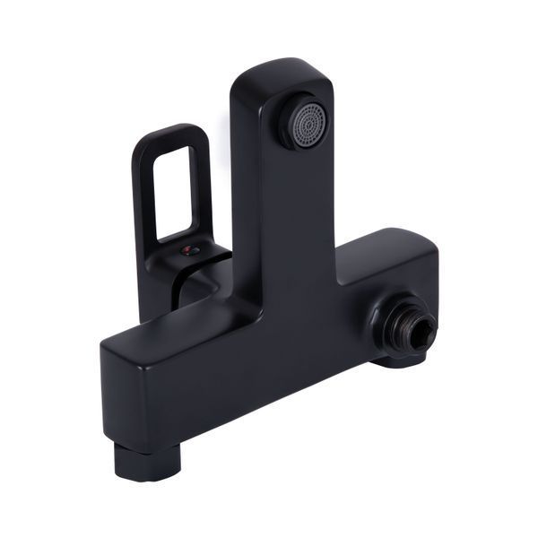 Змішувач для ванни Lidz Wawel 006 (з душовим гарнітуром) (k35) LDWAW006BLA45393 Black SD00051517 фото