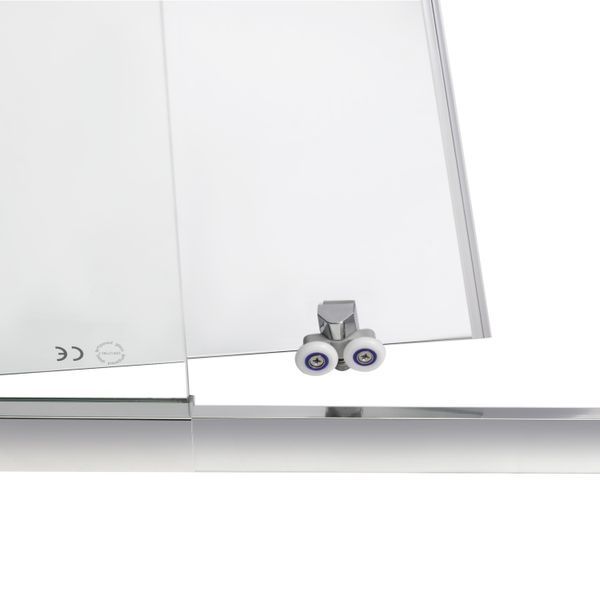 Душові двері в нішу Qtap Taurus CRM2013-14.C6 130-140x200 см, скло Clear 6 мм, покриття CalcLess SD00045298 фото
