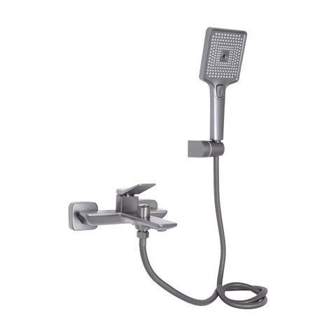 Змішувач для ванни Qtap Presto (з душовим гарнітуром) QTPRE259GRP45584 Graphite SD00051708 фото