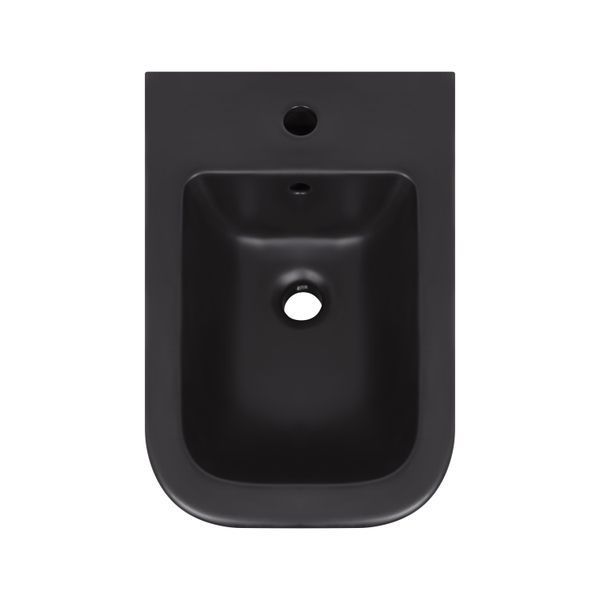 Біде підвісне Qtap Tern New 500x360x320 мм Matt Black QT17551303GMB SD00052588 фото