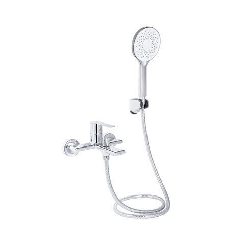 Змішувач для ванни Qtap Taurus (з душовим гарнітуром) QTTAU259CRM45661 Chrome SD00051785 фото