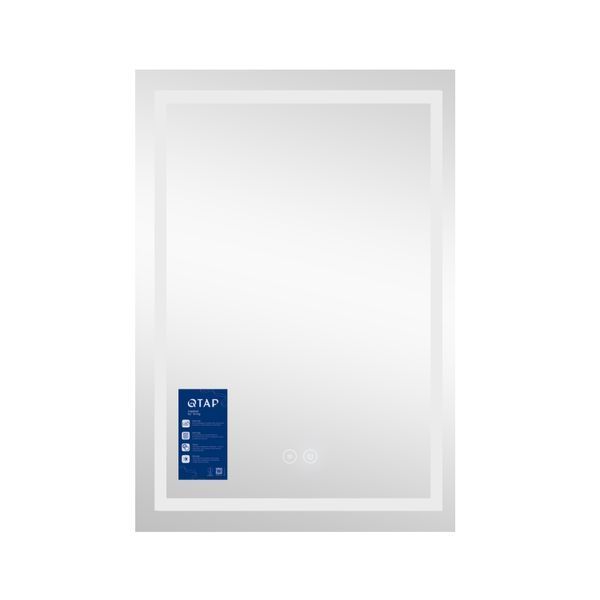Дзеркало Qtap Mideya (DC-F936) 500х800 з LED-підсвічуванням Touch, з антизапотіванням, димером QT2078F936W SD00036739 фото