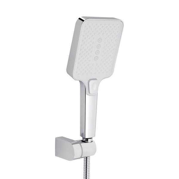 Змішувач для ванни Qtap Swan Cascada з поворотним виливом (з душовим гарнітуром) QTSWA260CRW45569 Chrome/White SD00051693 фото